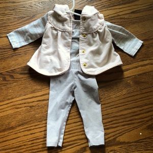 Cynthia Rowley 3 piece Baby Set 0-3mos